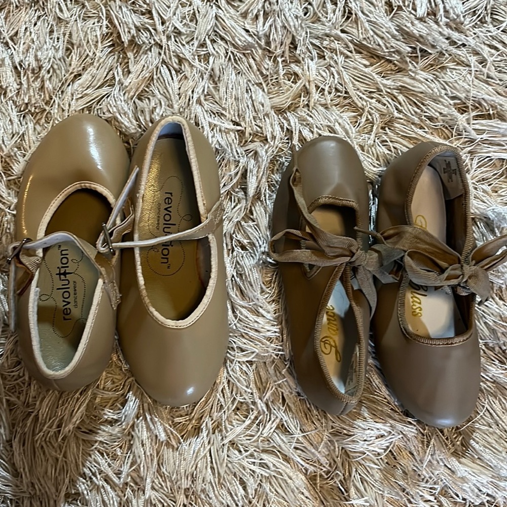 Bundle of Little Girls tap shoes